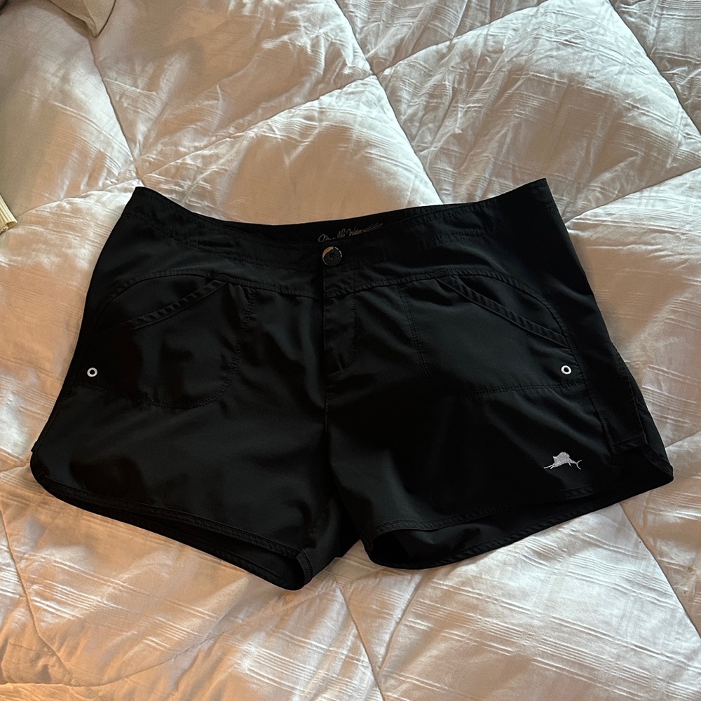 Pelagic Women's Black Athletic Shorts